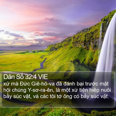 Dân Số 32:4 VIE Bible Verse Image