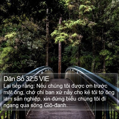 Dân Số 32:5 VIE Bible Verse Image