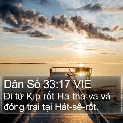 Dân Số 33:17 VIE Bible Verse Image