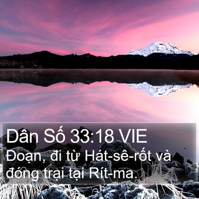 Dân Số 33:18 VIE Bible Verse Image