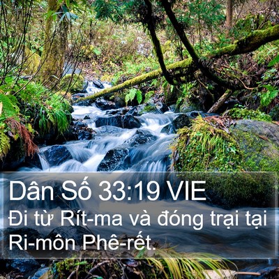 Dân Số 33:19 VIE Bible Verse Image