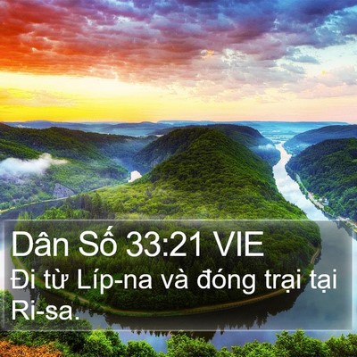Dân Số 33:21 VIE Bible Verse Image