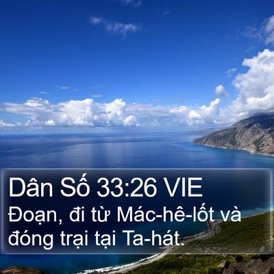 Dân Số 33:26 VIE Bible Verse Image