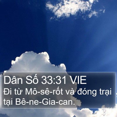 Dân Số 33:31 VIE Bible Verse Image