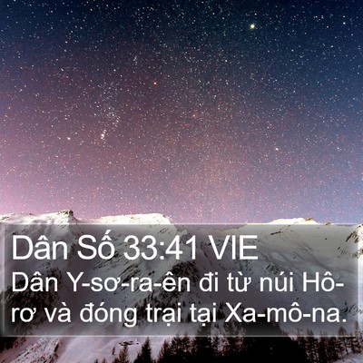 Dân Số 33:41 VIE Bible Verse Image