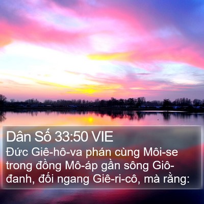 Dân Số 33:50 VIE Bible Verse Image