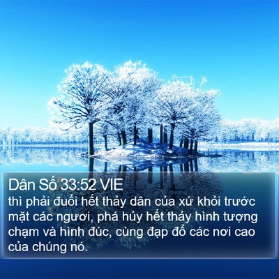 Dân Số 33:52 VIE Bible Verse Image