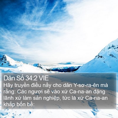 Dân Số 34:2 VIE Bible Verse Image