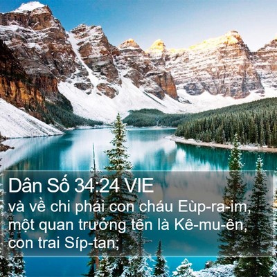 Dân Số 34:24 VIE Bible Verse Image