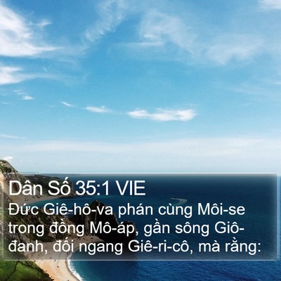 Dân Số 35:1 VIE Bible Verse Image