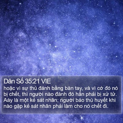 Dân Số 35:21 VIE Bible Verse Image