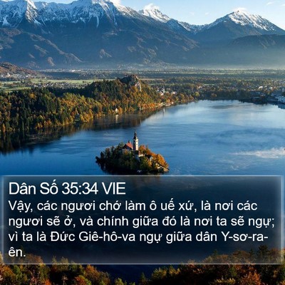 Dân Số 35:34 VIE Bible Verse Image