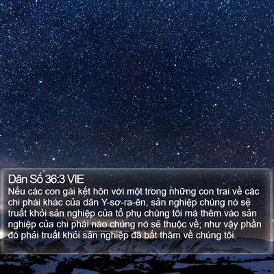 Dân Số 36:3 VIE Bible Verse Image