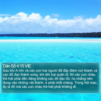 Dân Số 4:15 VIE Bible Verse Image