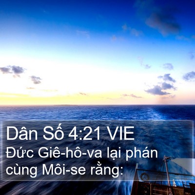 Dân Số 4:21 VIE Bible Verse Image