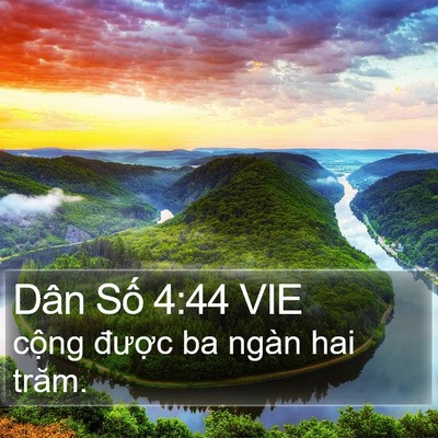 Dân Số 4:44 VIE Bible Verse Image