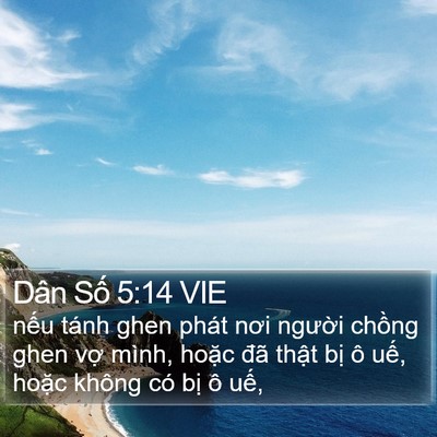 Dân Số 5:14 VIE Bible Verse Image