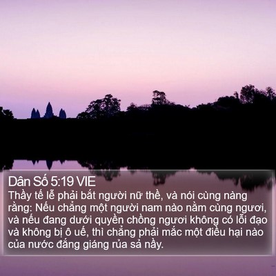 Dân Số 5:19 VIE Bible Verse Image