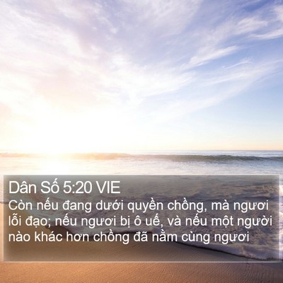 Dân Số 5:20 VIE Bible Verse Image
