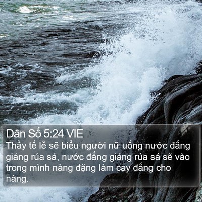 Dân Số 5:24 VIE Bible Verse Image