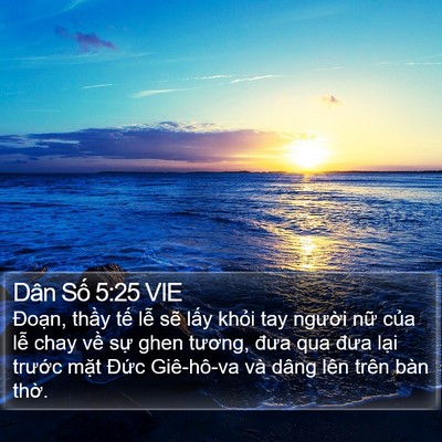 Dân Số 5:25 VIE Bible Verse Image