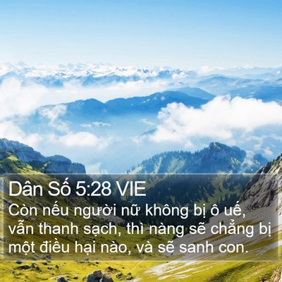 Dân Số 5:28 VIE Bible Verse Image
