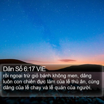 Dân Số 6:17 VIE Bible Verse Image
