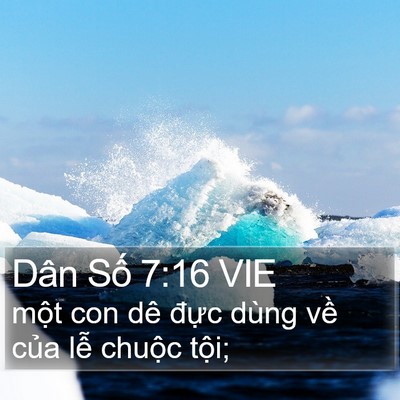Dân Số 7:16 VIE Bible Verse Image
