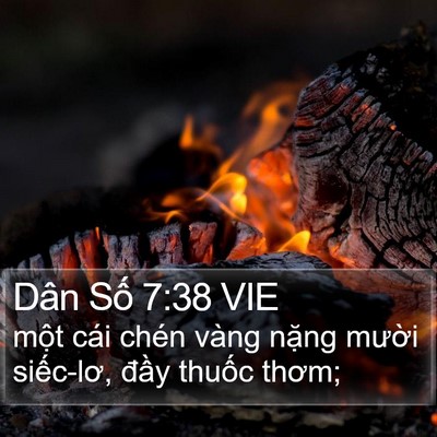 Dân Số 7:38 VIE Bible Verse Image