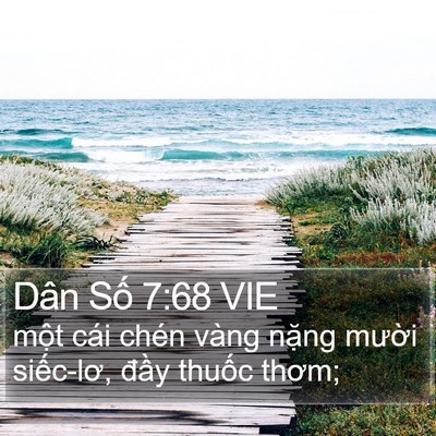 Dân Số 7:68 VIE Bible Verse Image