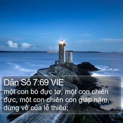 Dân Số 7:69 VIE Bible Verse Image