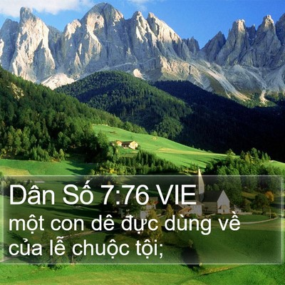 Dân Số 7:76 VIE Bible Verse Image