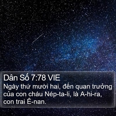 Dân Số 7:78 VIE Bible Verse Image