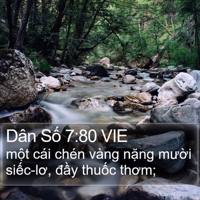 Dân Số 7:80 VIE Bible Verse Image