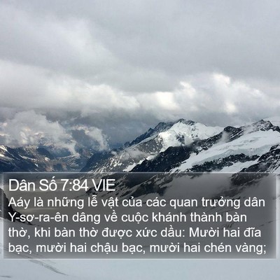 Dân Số 7:84 VIE Bible Verse Image