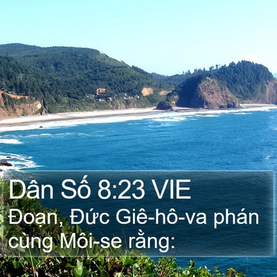 Dân Số 8:23 VIE Bible Verse Image