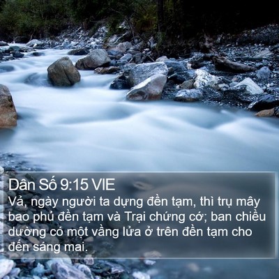 Dân Số 9:15 VIE Bible Verse Image
