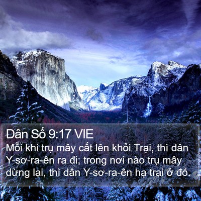 Dân Số 9:17 VIE Bible Verse Image
