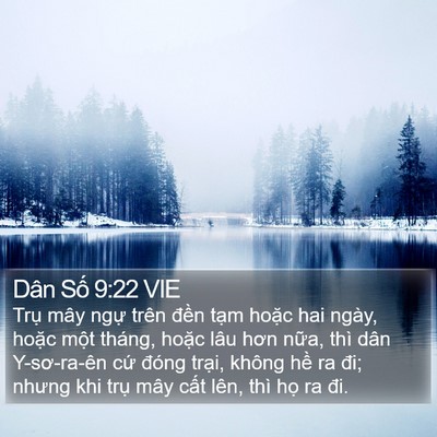 Dân Số 9:22 VIE Bible Verse Image