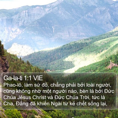 Ga-la-ti 1:1 VIE Bible Verse Image