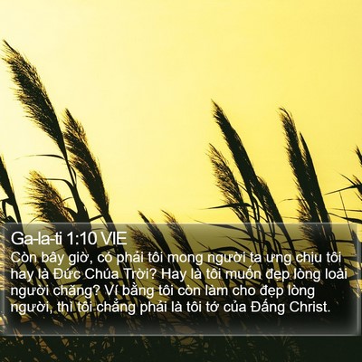 Ga-la-ti 1:10 VIE Bible Verse Image