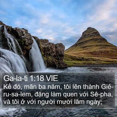 Ga-la-ti 1:18 VIE Bible Verse Image