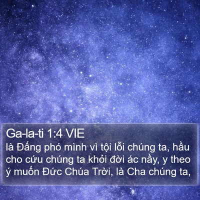 Ga-la-ti 1:4 VIE Bible Verse Image