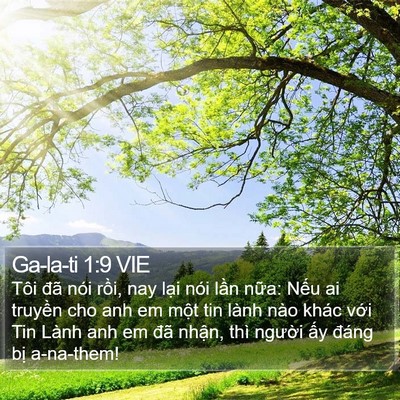 Ga-la-ti 1:9 VIE Bible Verse Image