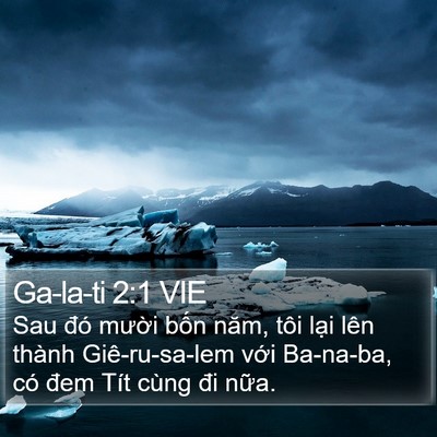 Ga-la-ti 2:1 VIE Bible Verse Image