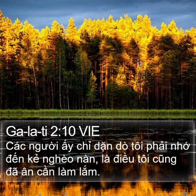 Ga-la-ti 2:10 VIE Bible Verse Image