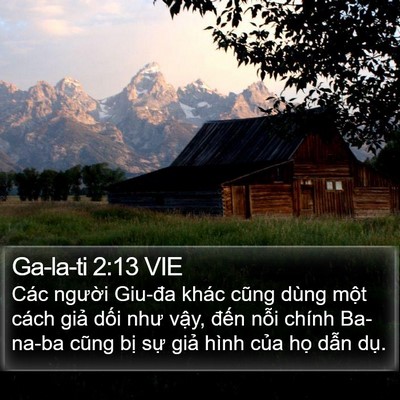 Ga-la-ti 2:13 VIE Bible Verse Image