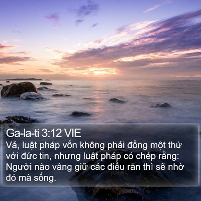 Ga-la-ti 3:12 VIE Bible Verse Image