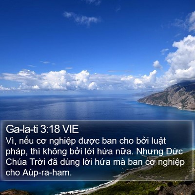 Ga-la-ti 3:18 VIE Bible Verse Image
