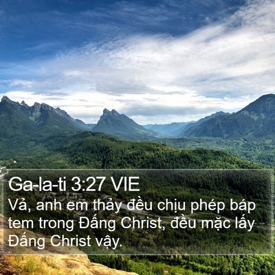 Ga-la-ti 3:27 VIE Bible Verse Image